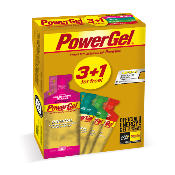 Vorteilspack: 3+1 PowerGel Original - Multiflavour Vorteilspack: 3+1 PowerGel Original - Multiflavour