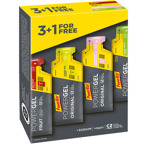 PowerGel 3+1 gratis - Multiflavour Vorteilspack PowerGel 3+1 gratis - Multiflavour Vorteilspack